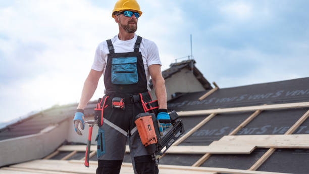 Professional roofing contractor working on roof structure maintenance and improvements